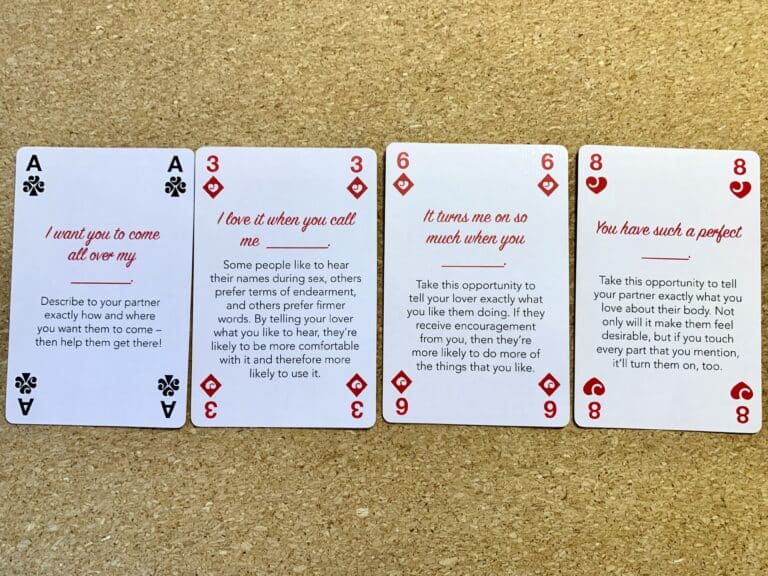 Lovehoney Oh! Talk Dirty Playing Cards  Review