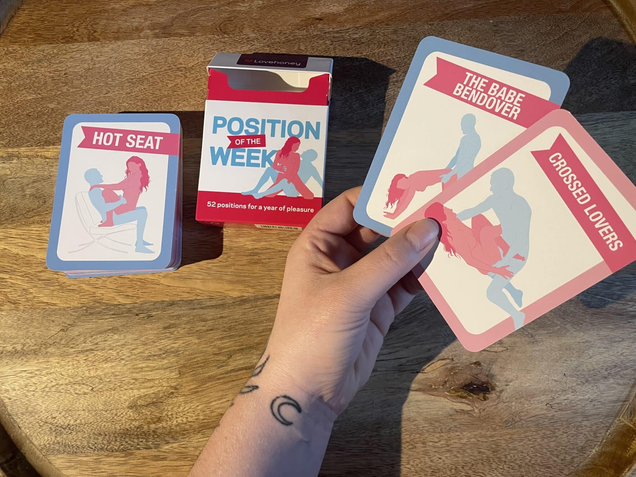 Lovehoney Postion of the Week Cards review