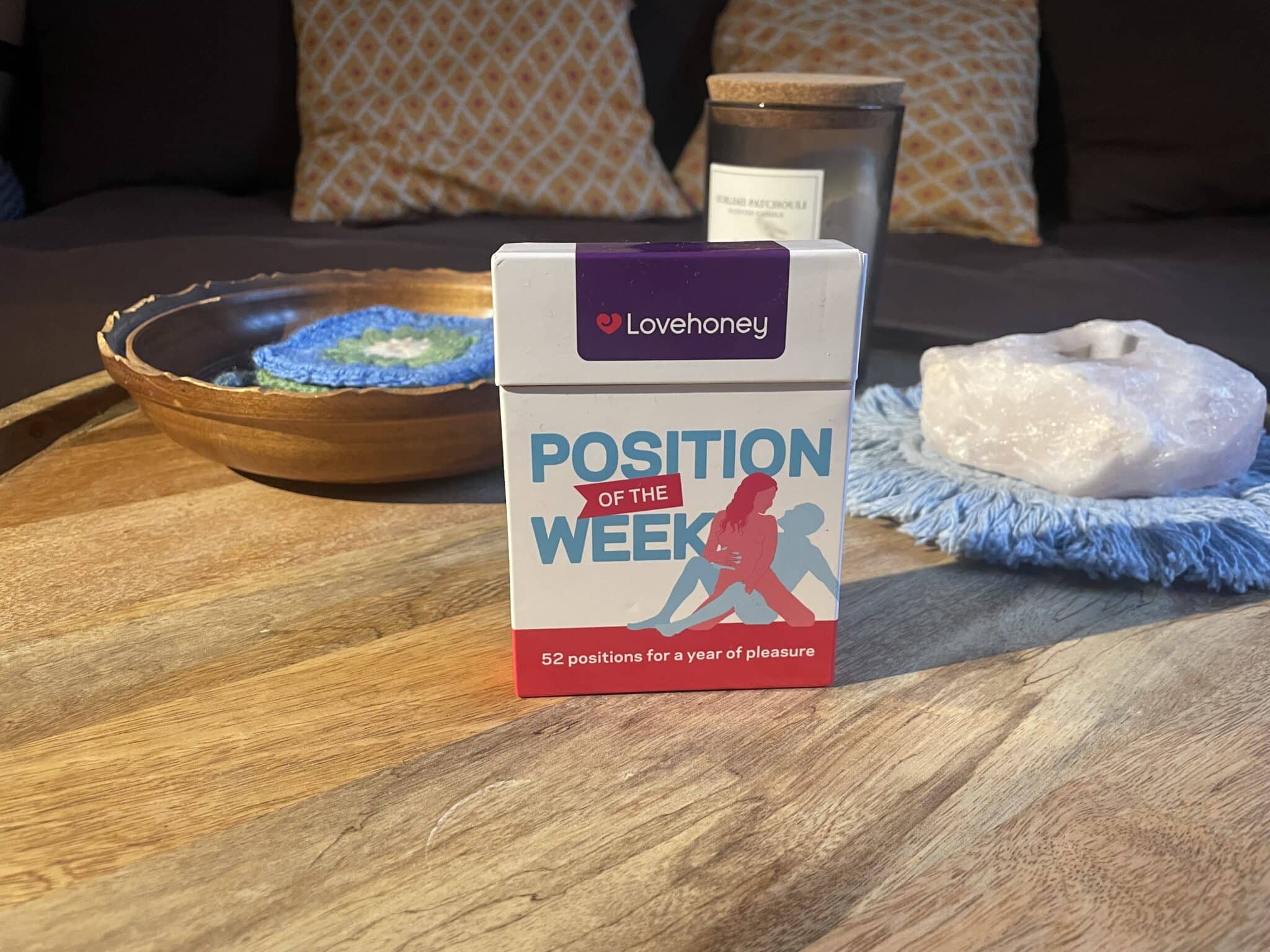 Lovehoney Postion of the Week Cards Packaging