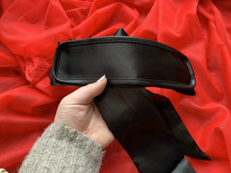 Lovehoney Silky Black Blindfold - 