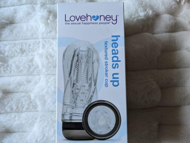 Lovehoney Heads Up Clear Textured Stroker  - <