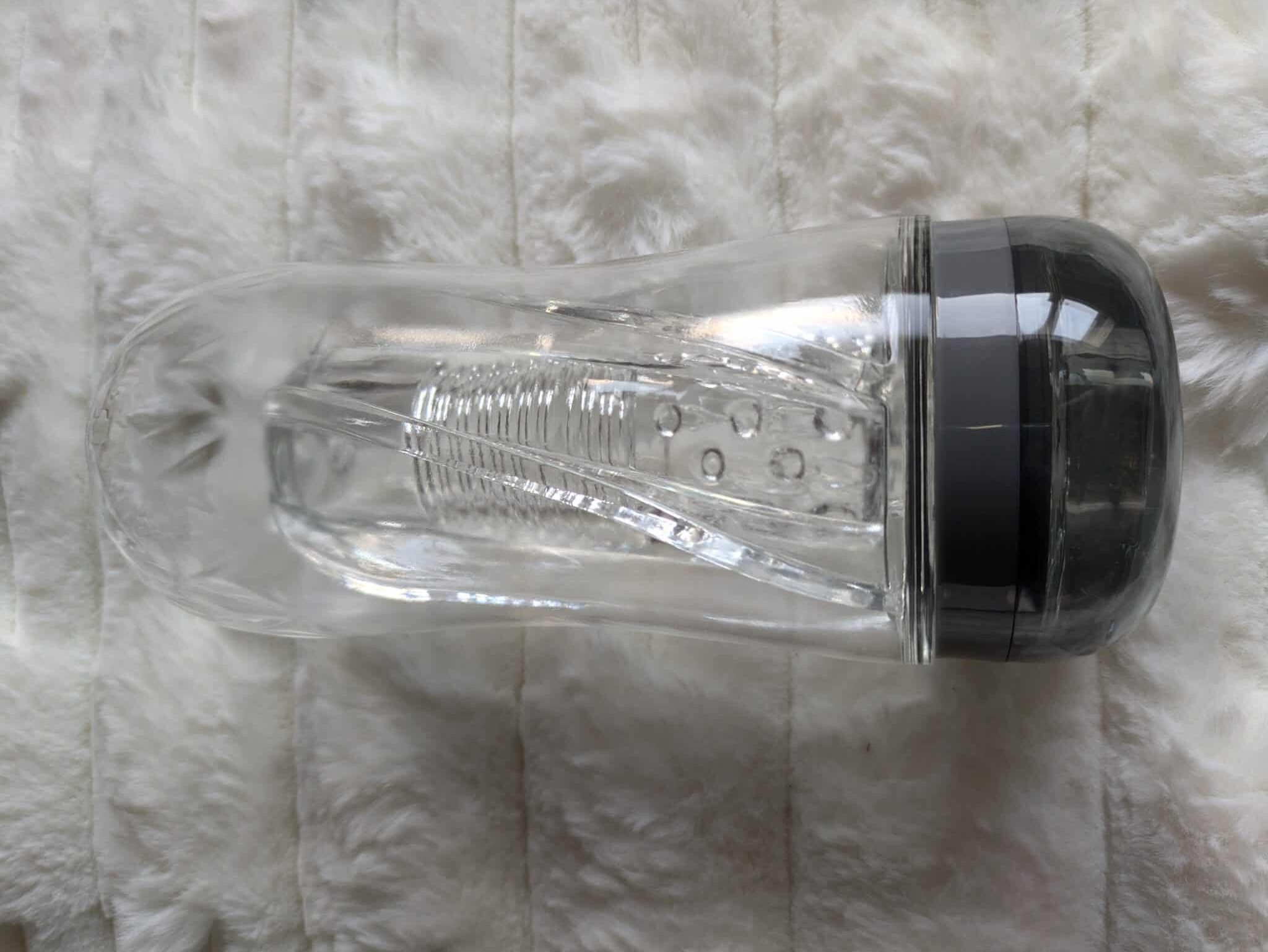 Lovehoney Heads Up Clear Textured Stroker  Design