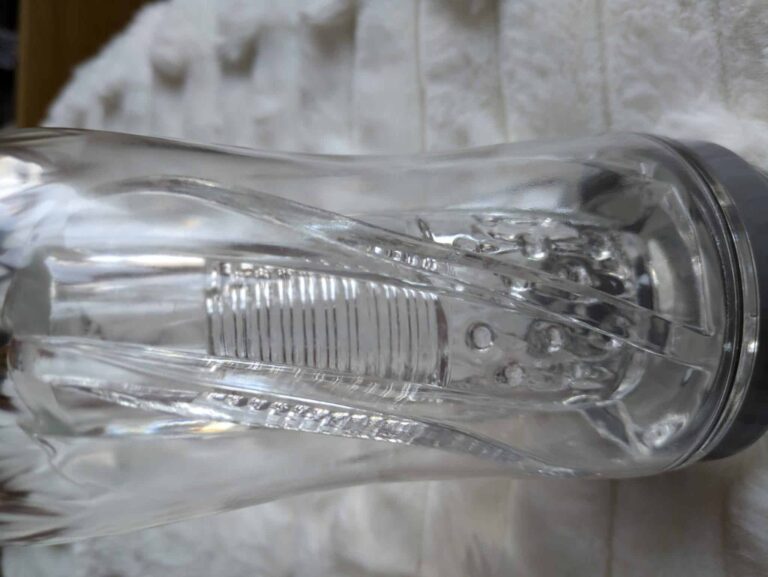 Lovehoney Heads Up Clear Textured Stroker  - 