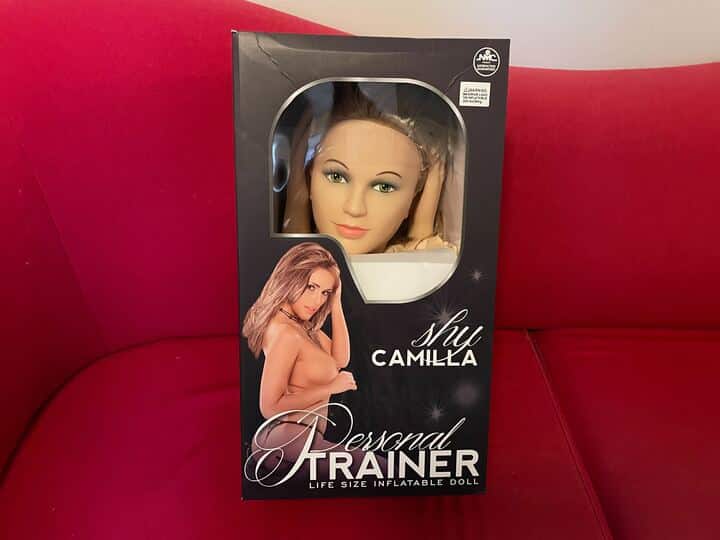 Shy Camilla Blow Up Sex Doll  Packaging