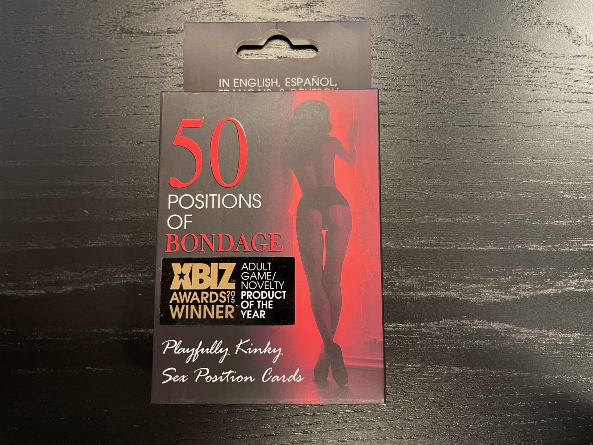 50 Positions of Bondage Cards Packaging