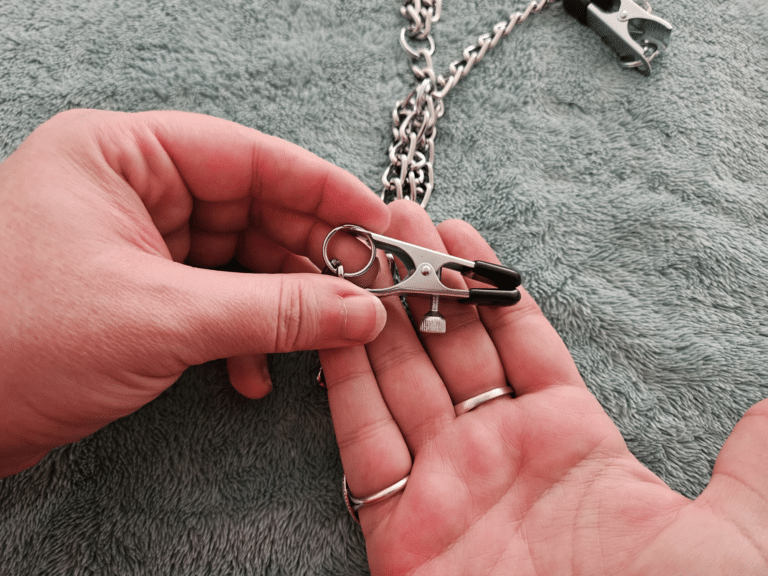 DOMINIX Deluxe Adjustable Labia and Nipple Clamps - 
