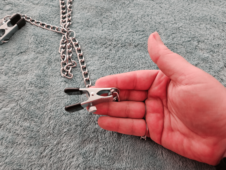DOMINIX Deluxe Adjustable Labia and Nipple Clamps -  