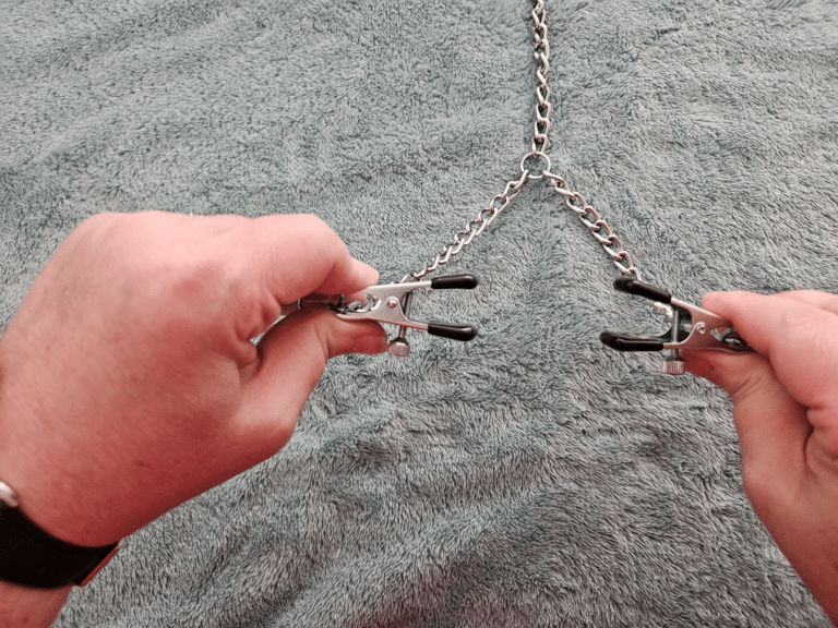 DOMINIX Deluxe Adjustable Labia and Nipple Clamps - 