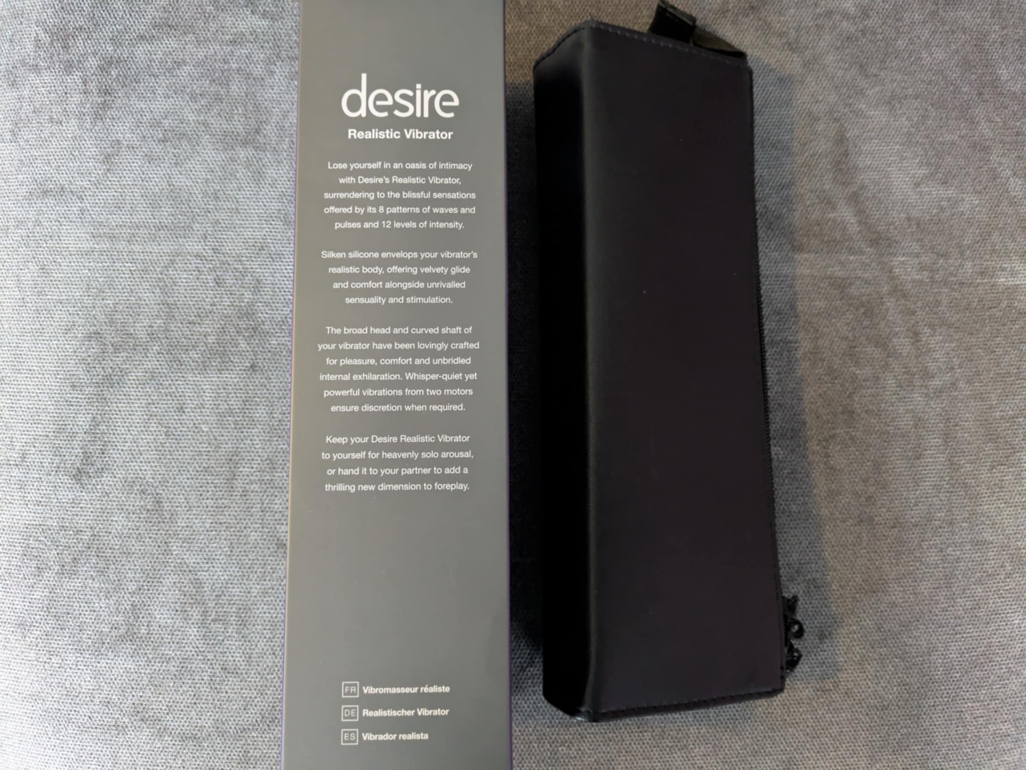 Desire Luxury Realistic Dildo Vibrator Materials and care