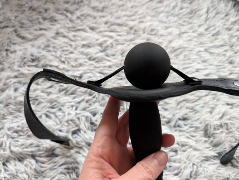 Bondage Boutique Silicone Gag with Dildo Review