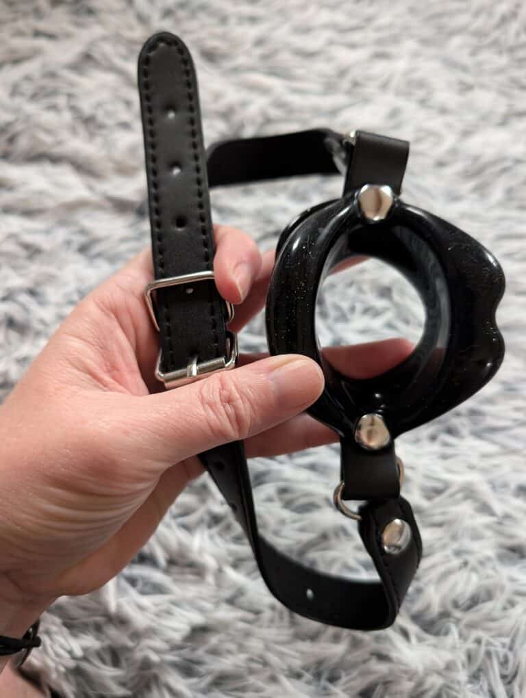 DOMINIX Deluxe Silicone Open Mouth Lip Gag Review