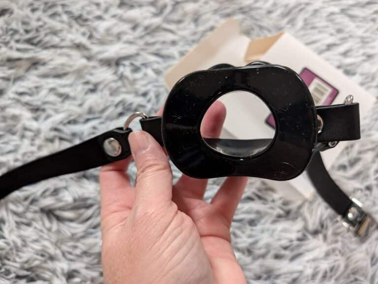 DOMINIX Deluxe Silicone Open Mouth Lip Gag Review