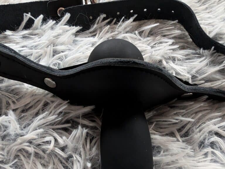 Bondage Boutique Silicone Gag with Dildo Review