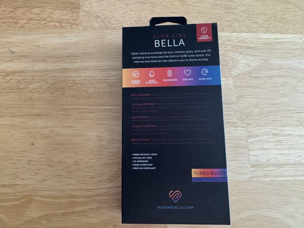 Nu Sensuelle XLR8 Vibe Bella - 