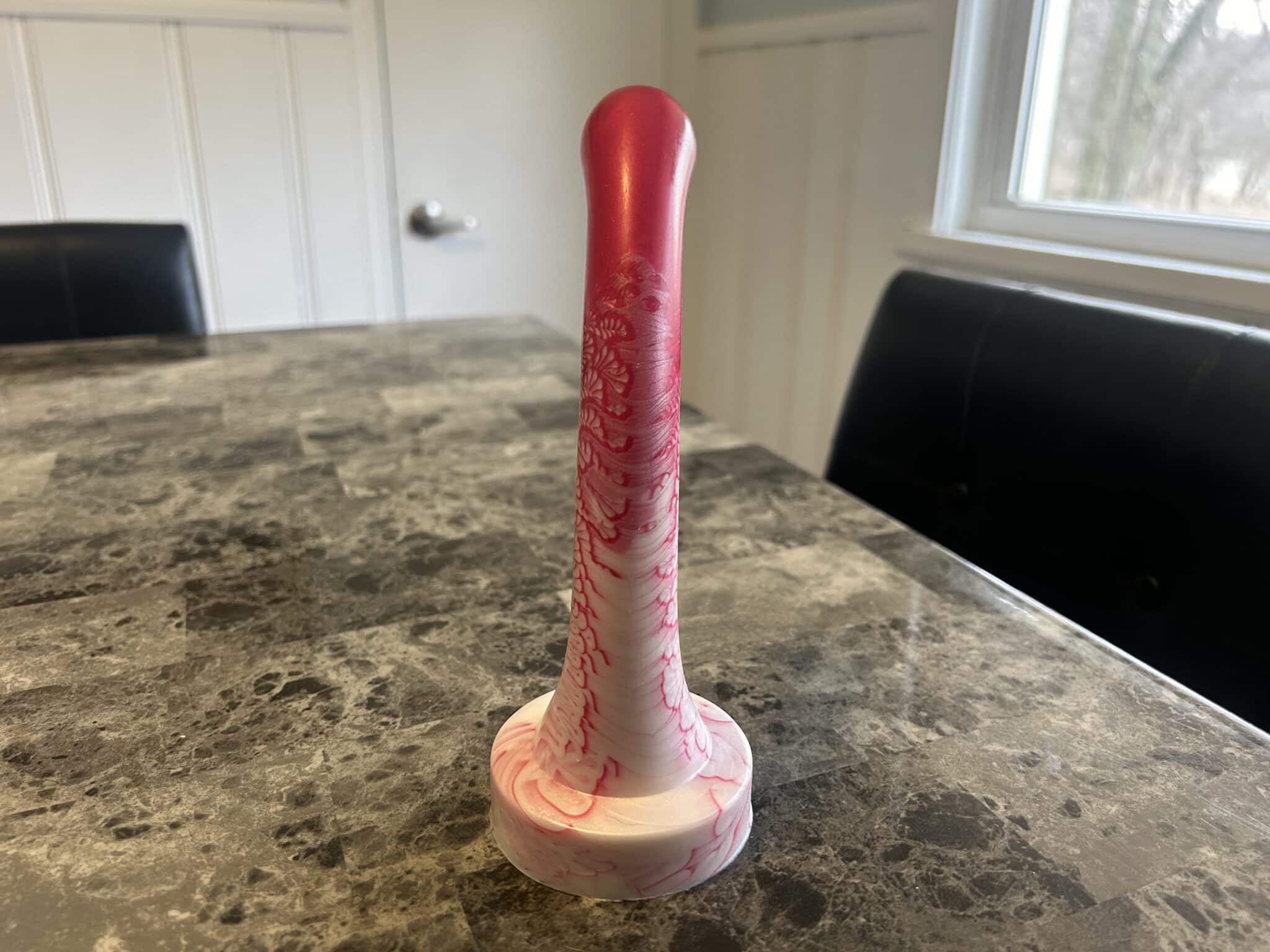 Uberrime Pegging Dildo Materials and care