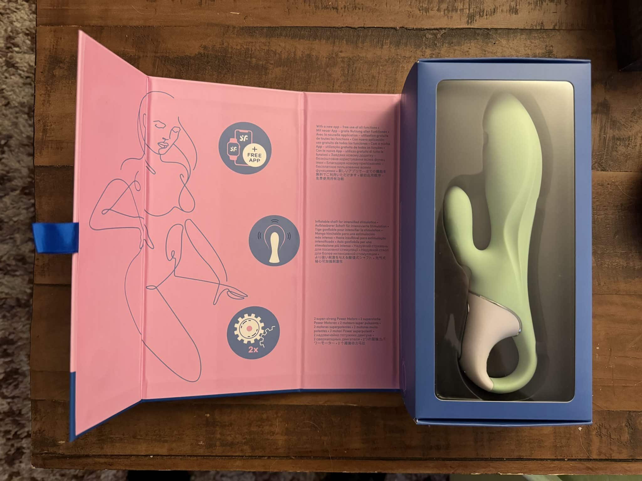 Satisfyer Air Pump Bunny 5 Packaging