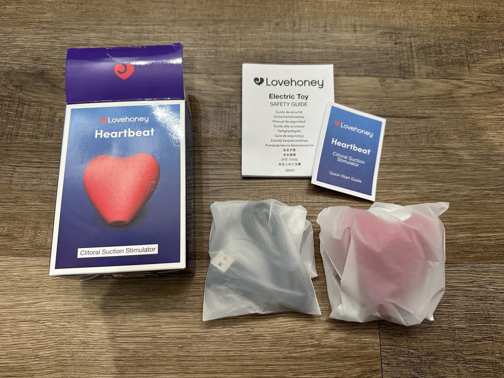 Lovehoney Heartbeat Clitoral Suction Stimulator Packaging