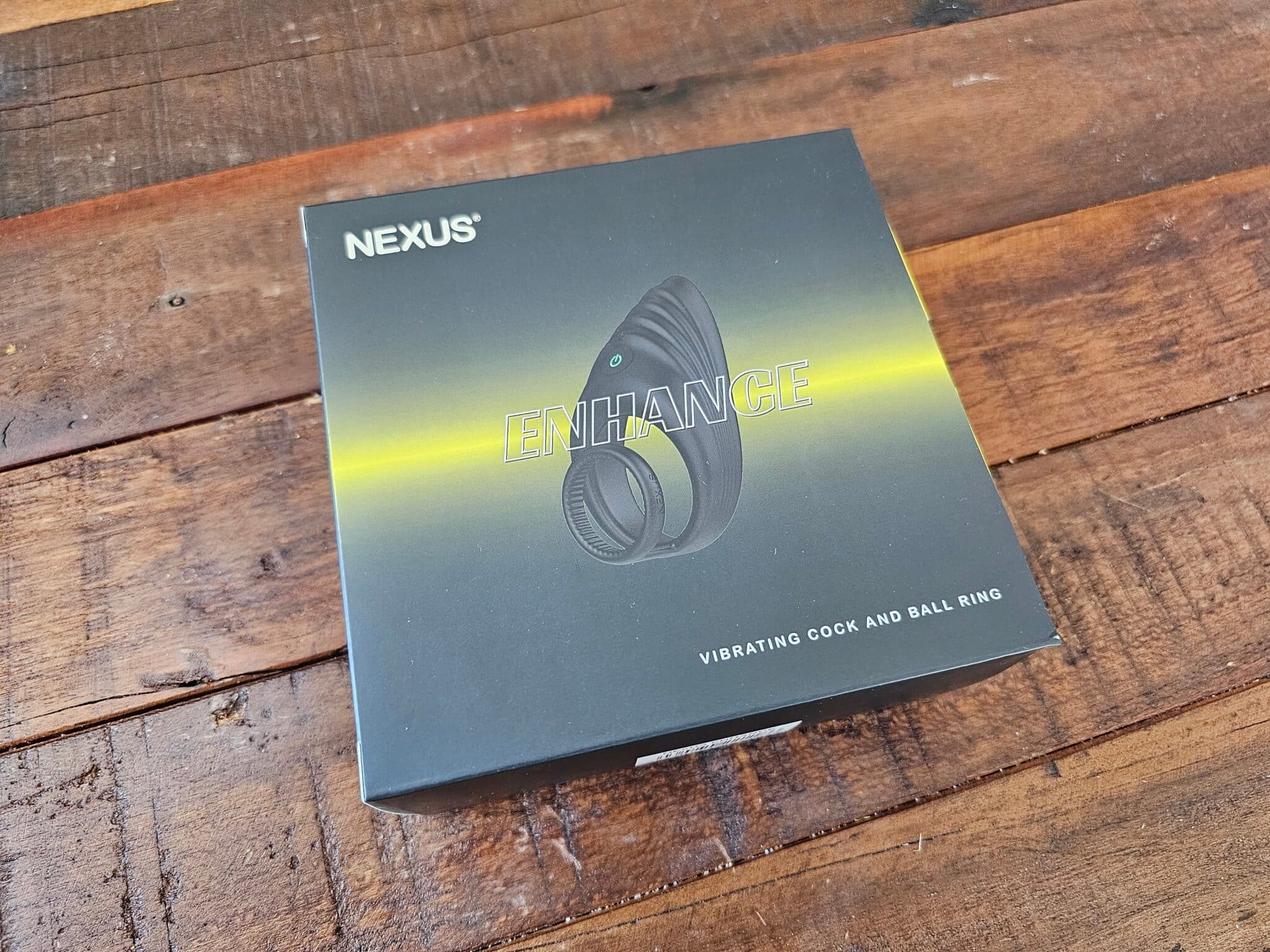 Nexus Enhance Vibrating Cock and Ball Ring Packaging