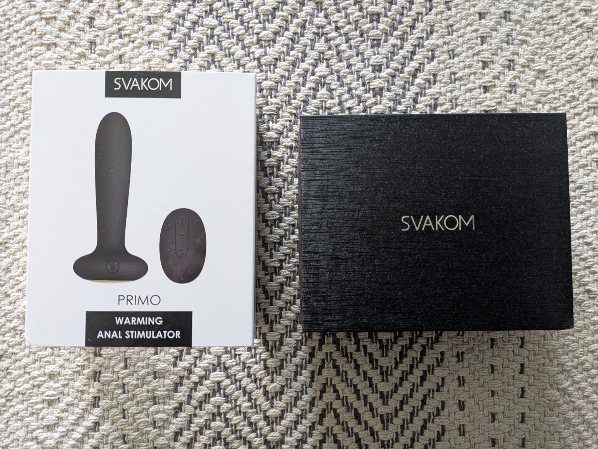 Svakom Primo Remote-Controlled Heating Anal Vibrator Packaging