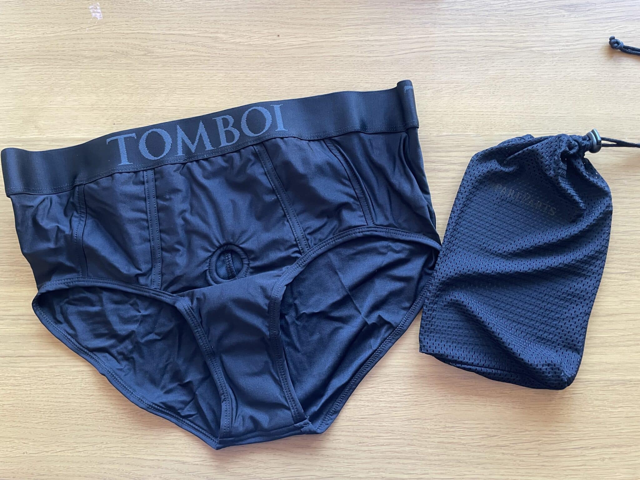 SpareParts Tomboi Harness Briefs Materials and care