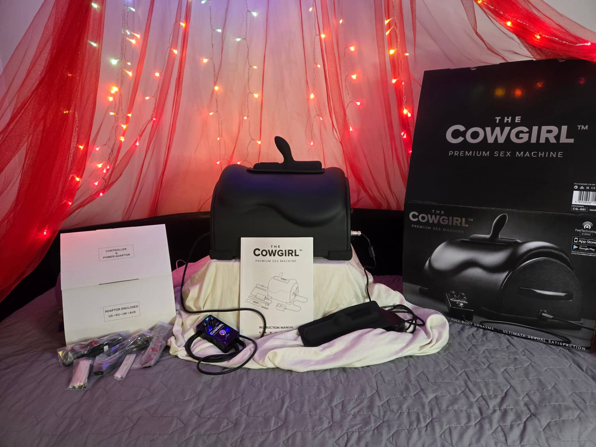 Cowgirl Premium Sex Machine  Packaging