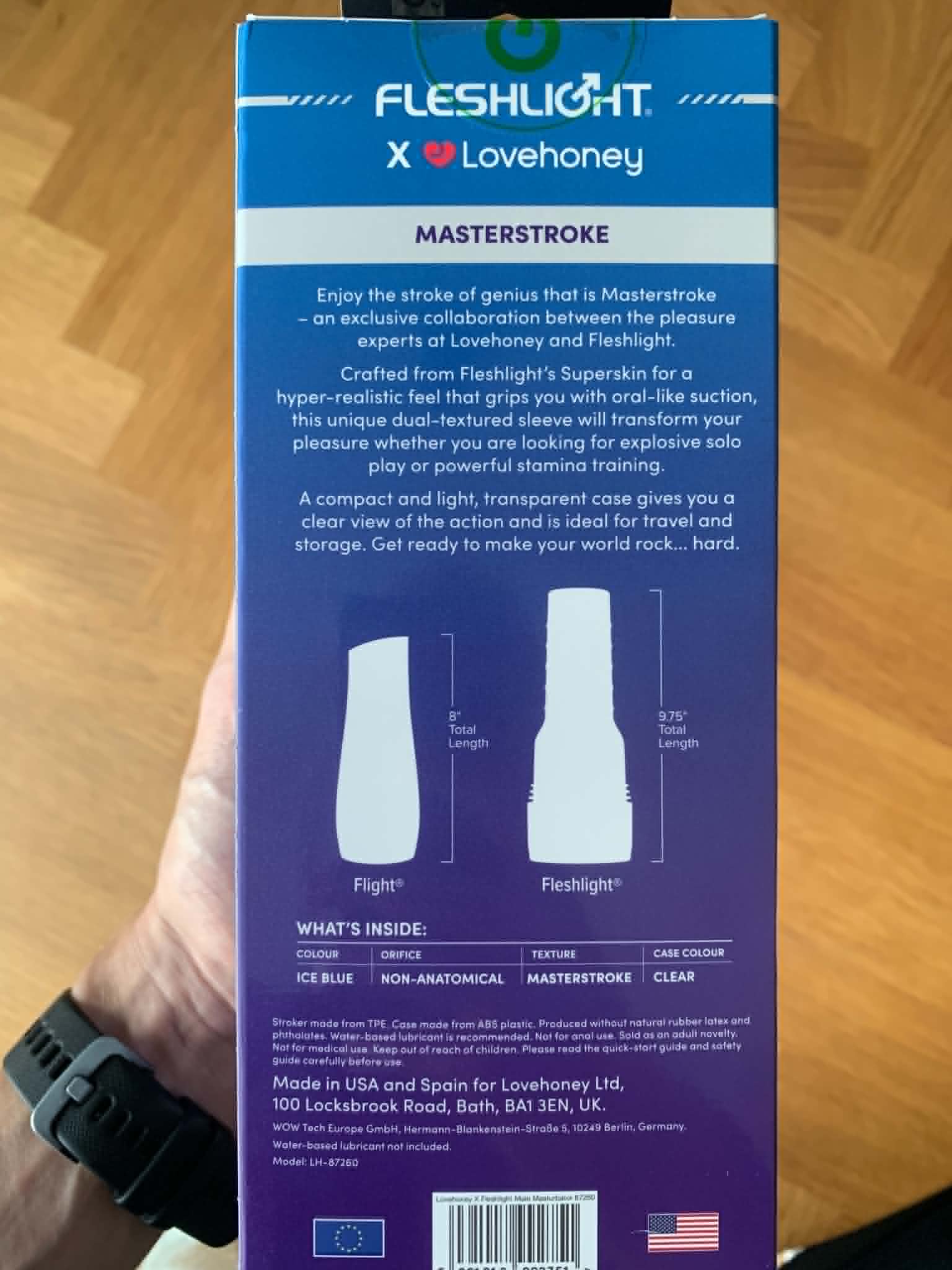 Fleshlight X Lovehoney Masterstroke Male Masturbator Ease of Use