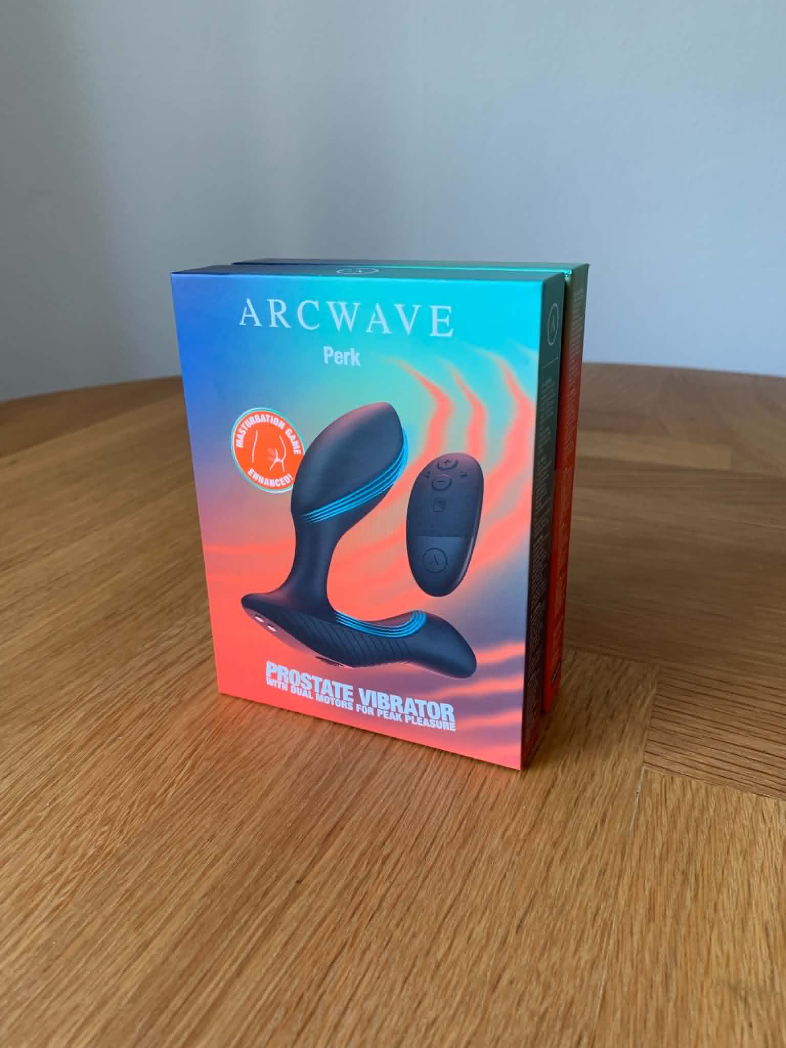 Arcwave Perk Vibrating Prostate Massager Materials and care
