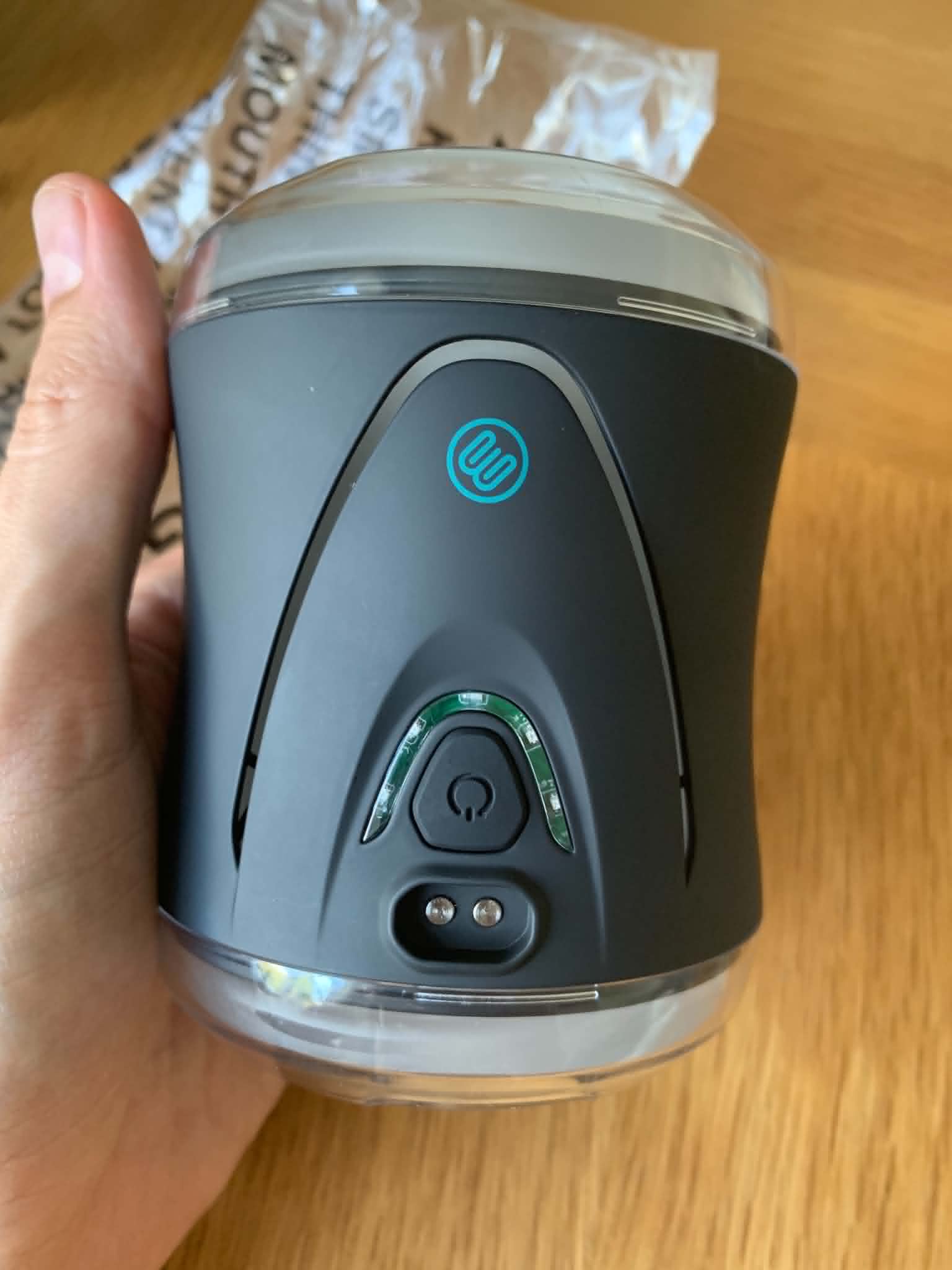 Blowmotion Squeezable Vibrating Masturbator Design
