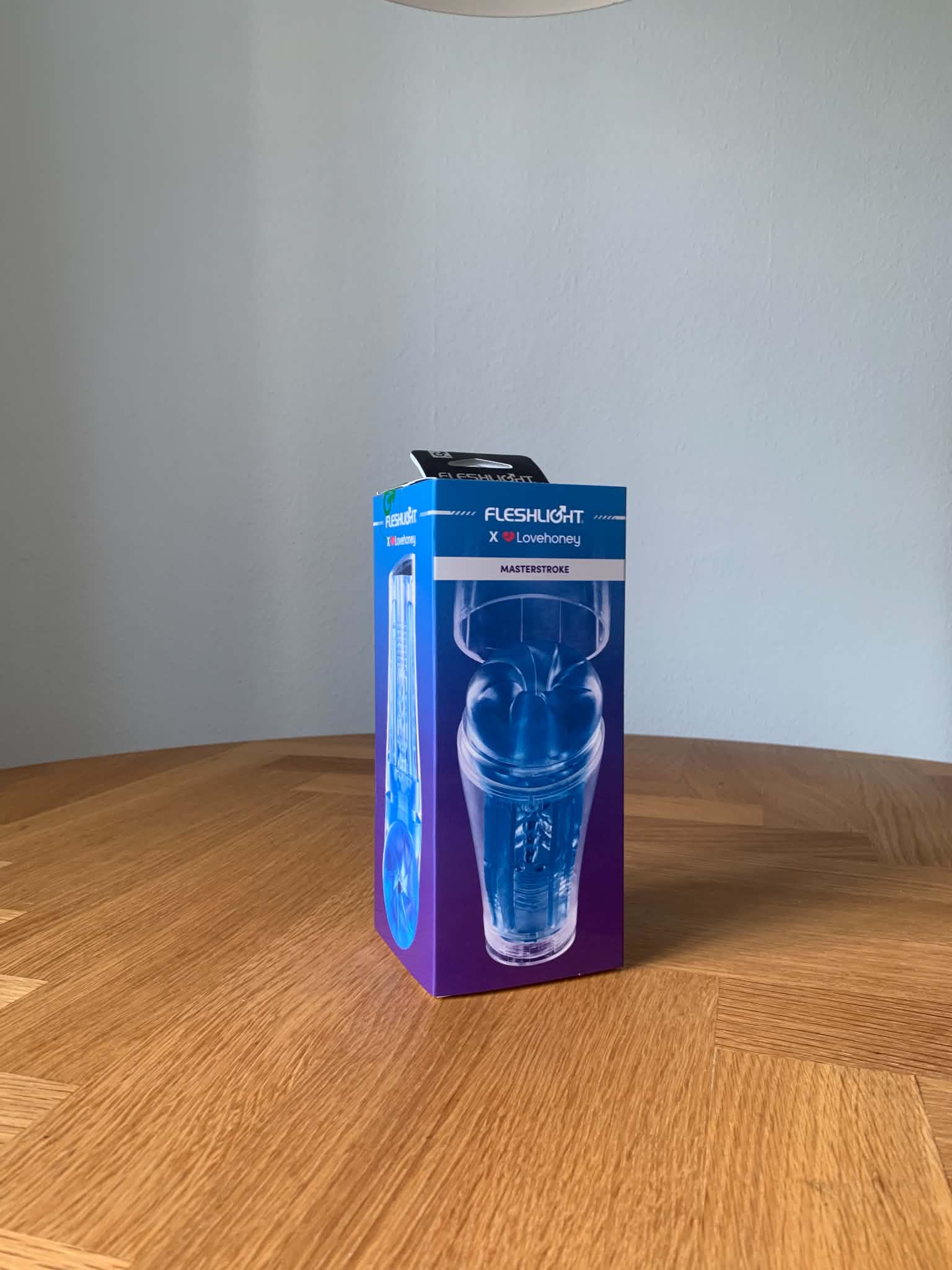 Fleshlight X Lovehoney Masterstroke Male Masturbator Packaging