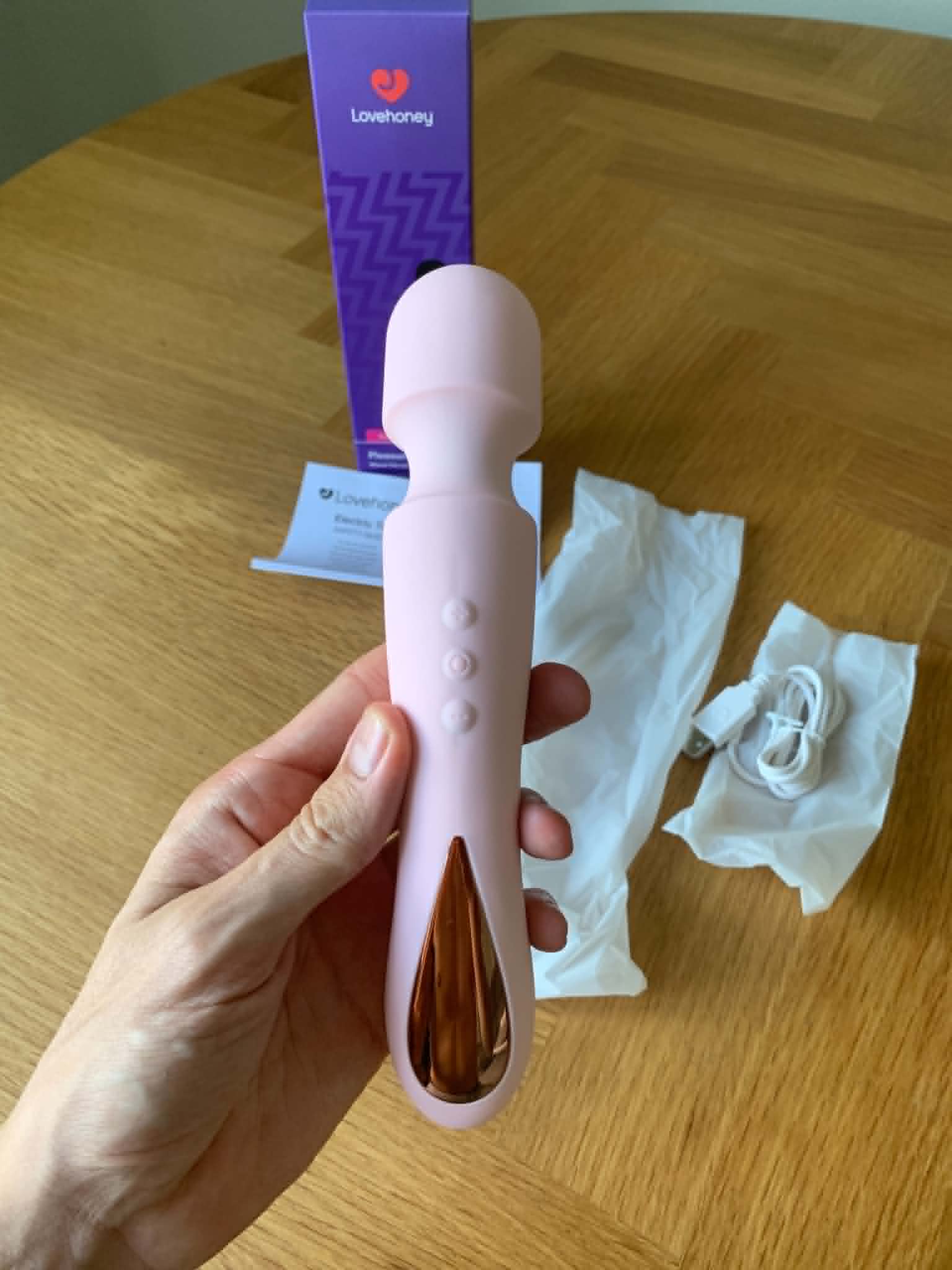 Lovehoney Pleasure Trip Silicone Rechargeable Wand Vibrator Quality